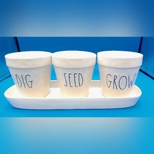 Rae Dunn Artisan Collection White Ceramic Piece